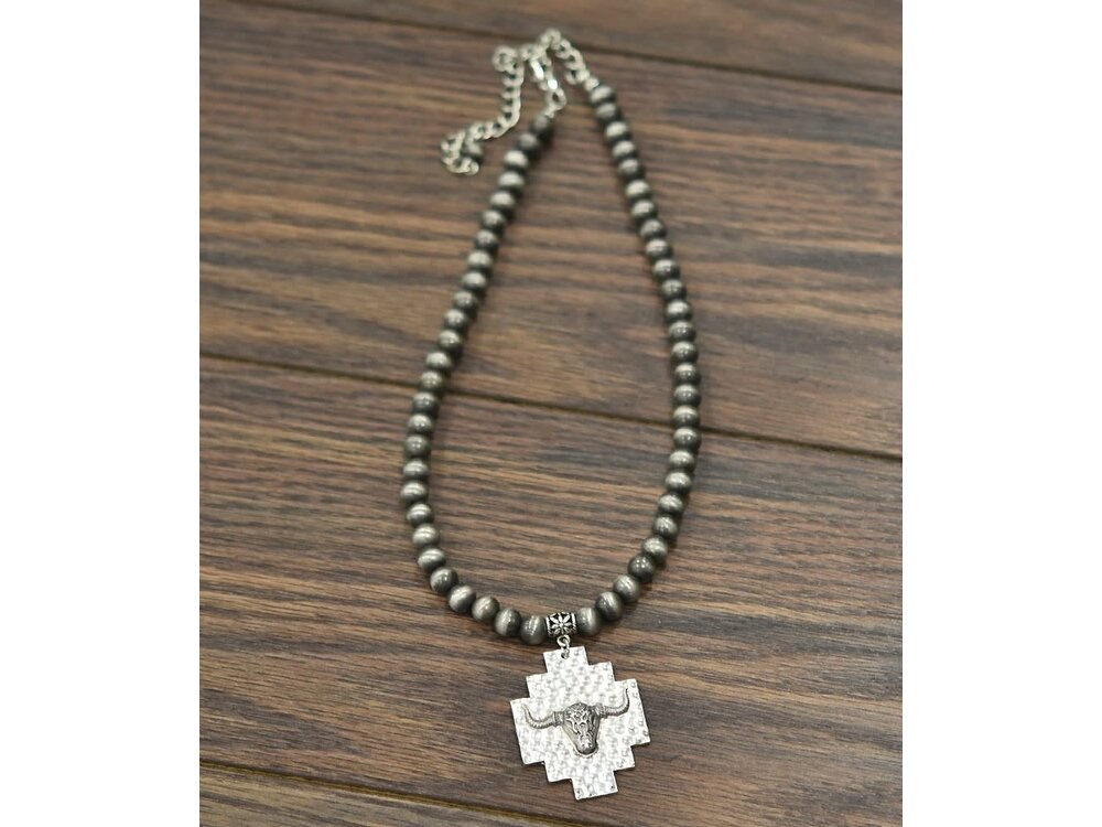 Isac Trading Longhorn Necklace- 732165