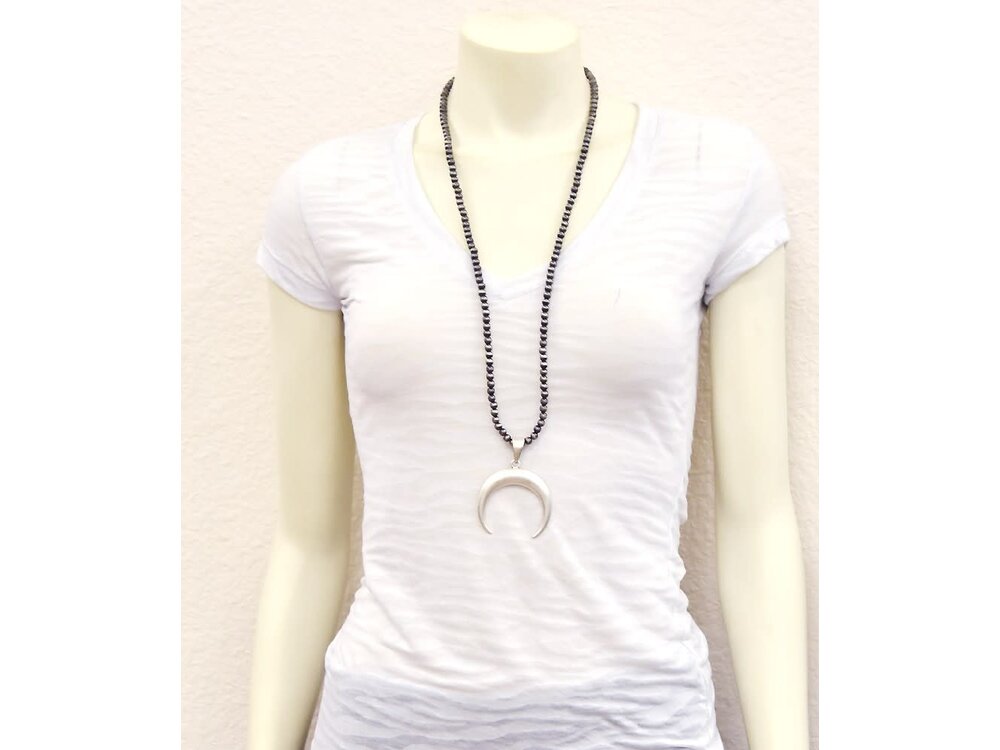 Isac Trading Squash Blossom Necklace- 733496