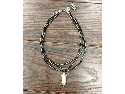 Isac Trading Navajo/Turq Necklace- 734006