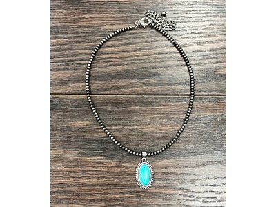 Isac Trading Navajo Turq Necklace- 735194