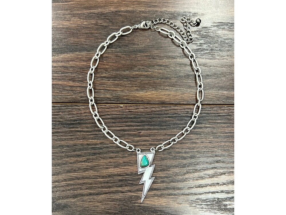 Isac Trading Bolt Necklace- 735362