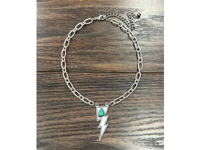 Isac Trading Bolt Necklace- 735362