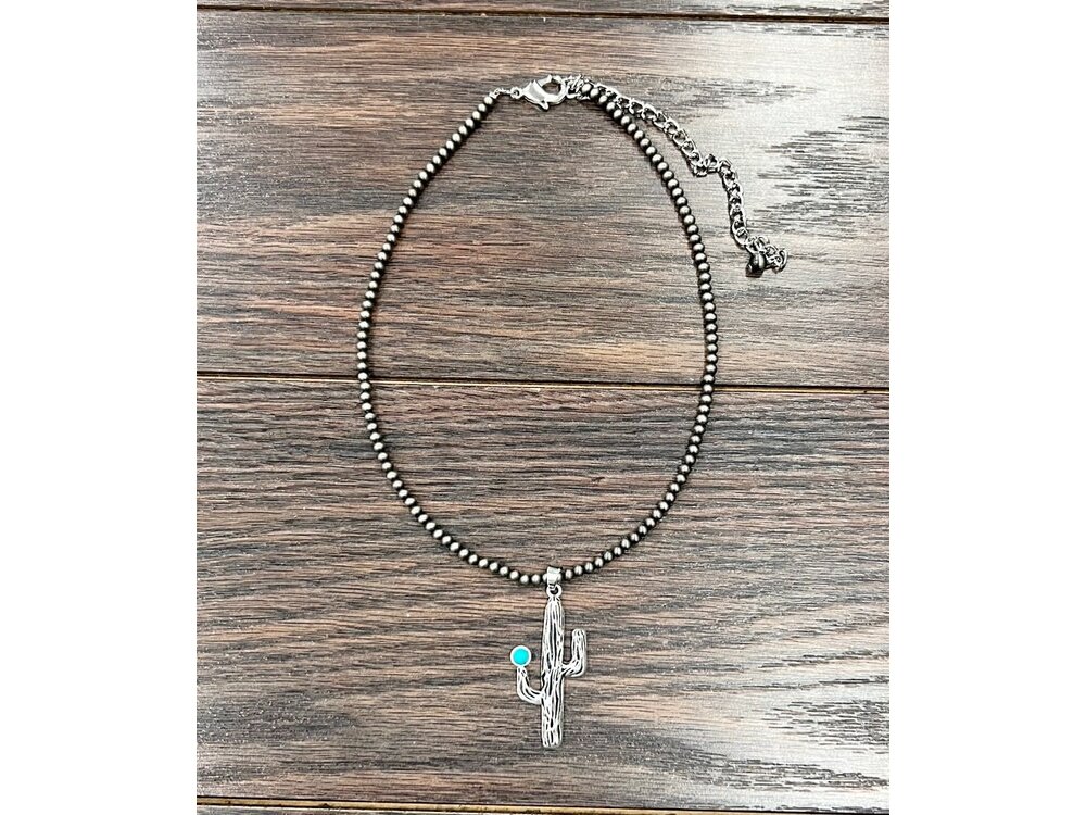 Isac Trading Cactus Necklace- 735731