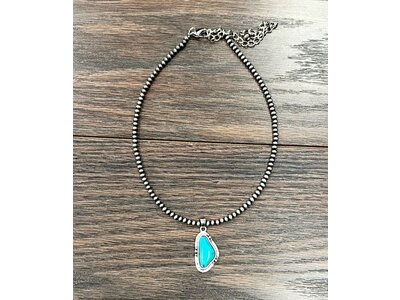 Isac Trading Turquoise Necklace- 735877
