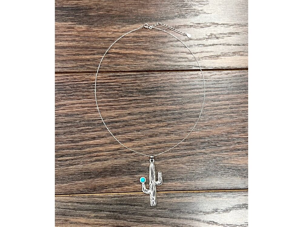 Isac Trading Sterling Silver Cactus- 736029