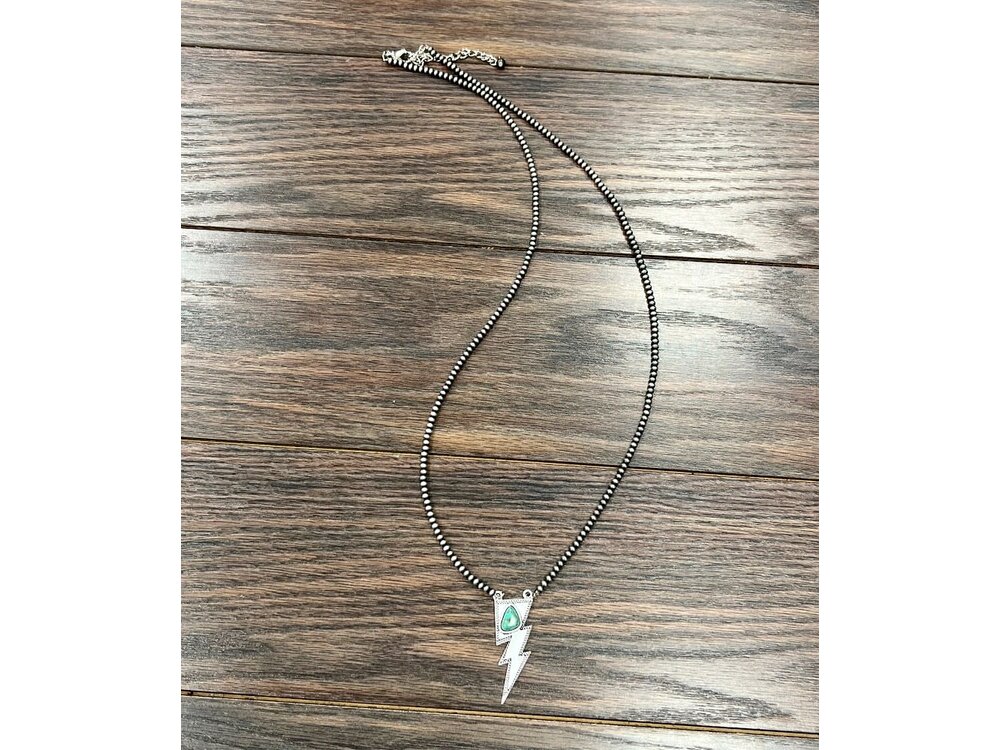 Isac Trading Lightning Bolt Necklace- 736061