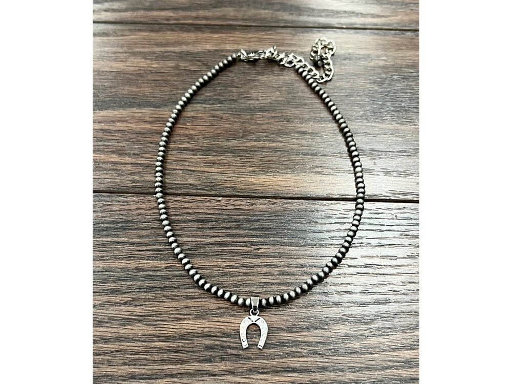 Isac Trading Navajo Pearl Horseshoe- 737370