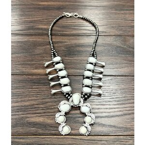 Isac Trading Squash Blossom Necklace-737427