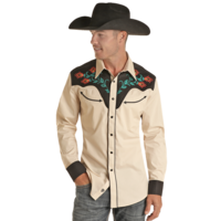 Retro Embroidered Shirt