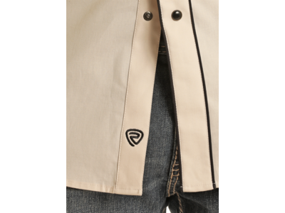 Rock and Roll Denim Retro Embroidered Shirt