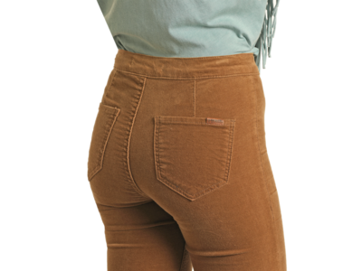 Rock and Roll Denim Corduroy Bell Bottom- Mustard-
