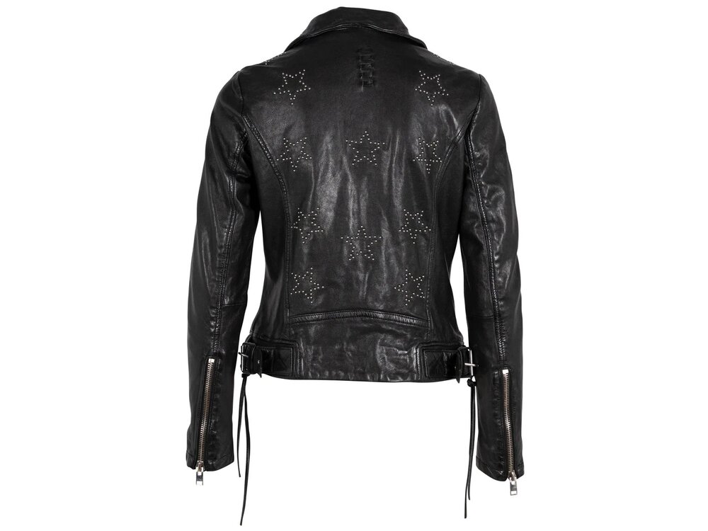 Mauritius Wani Leather Jacket- Black-