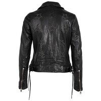Wani Leather Jacket- Black-