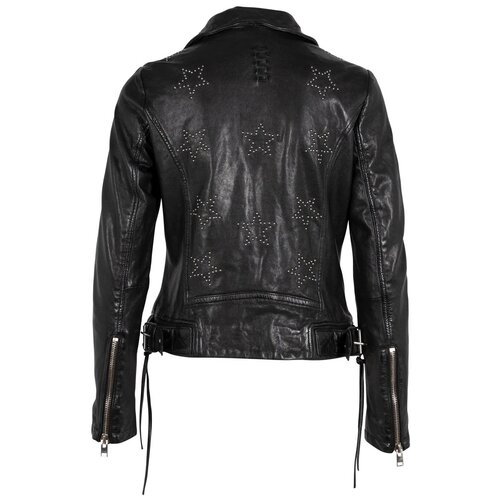 Mauritius Wani Leather Jacket- Black-