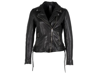 Mauritius Wani Leather Jacket- Black-