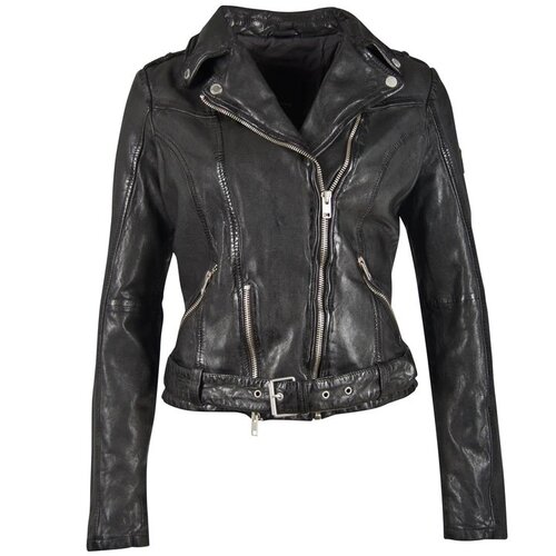 Mauritius Wild 2 Leather Jacket- Black-