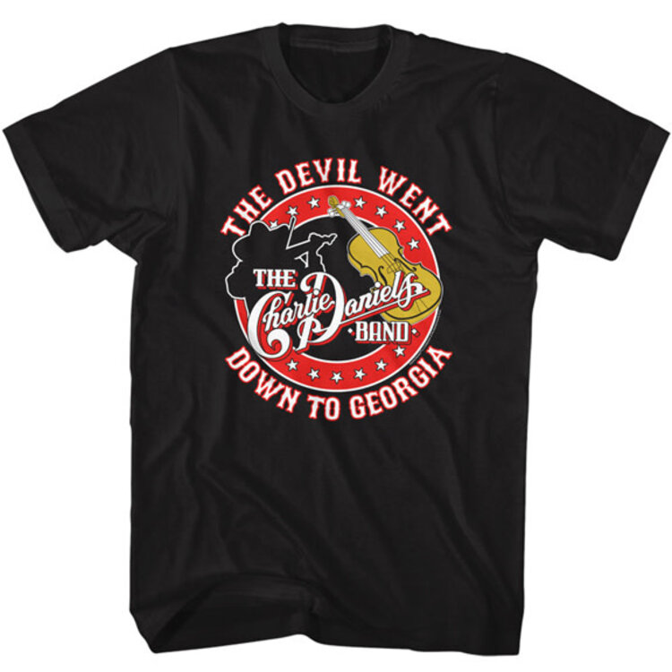 Charlie Daniels Band- Devil Logo- Black-