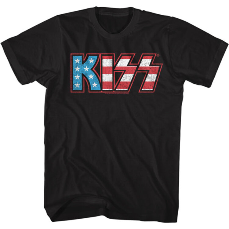 Kiss- Flag- Black