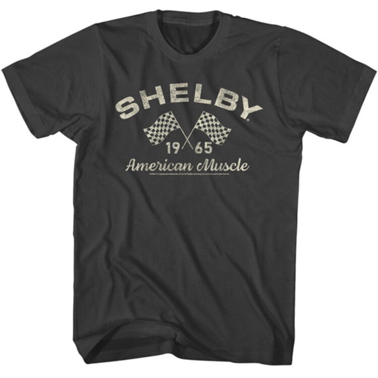 Carroll Shelby- Checkered Flags- Smoke-