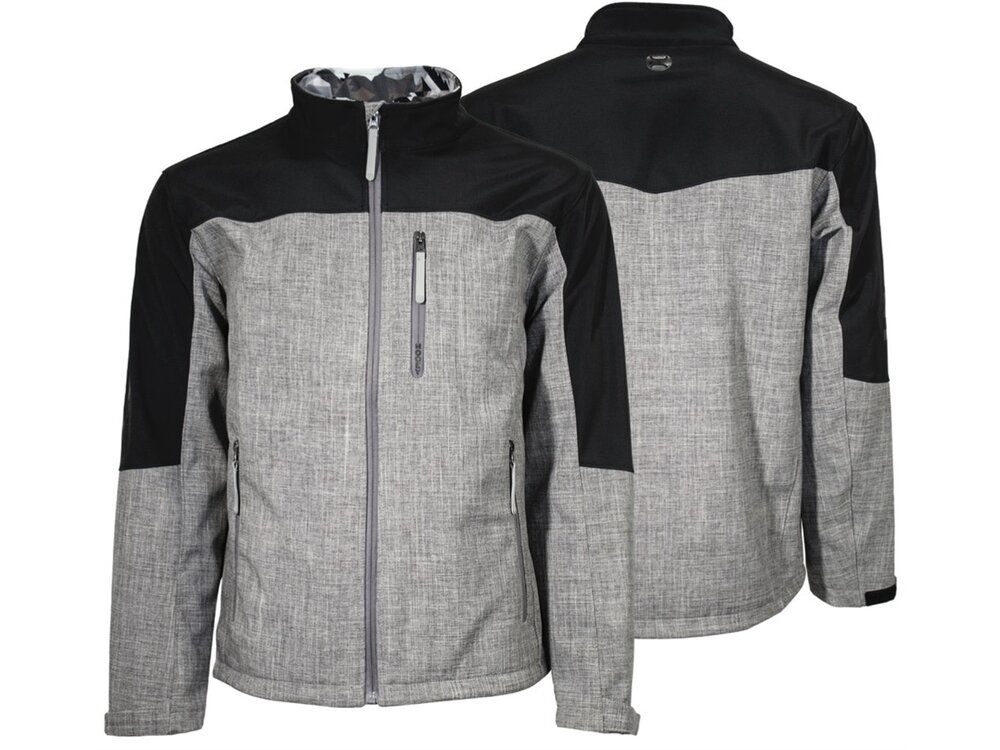 Hooey Hooey Softshell- Grey with Black-
