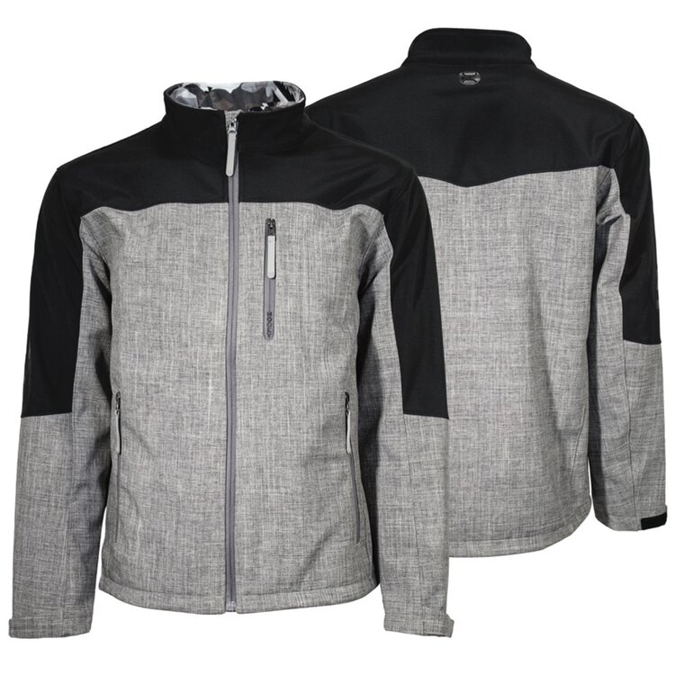 Hooey Hooey Softshell- Grey with Black-