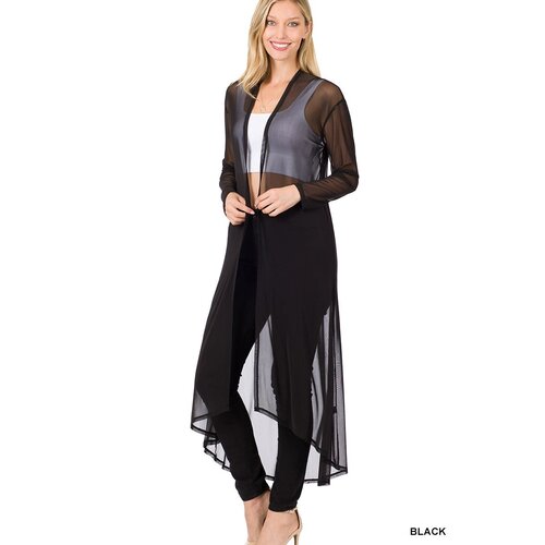 Mesh Open Front Duster