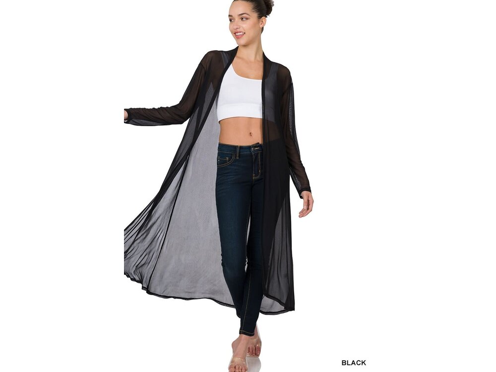 Mesh Open Front Duster