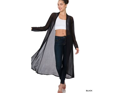 Mesh Open Front Duster