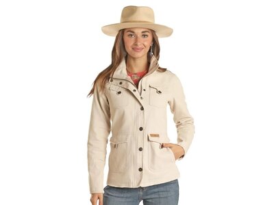 Powder River Outfitters Cotton Canvas Jacket- Tan-