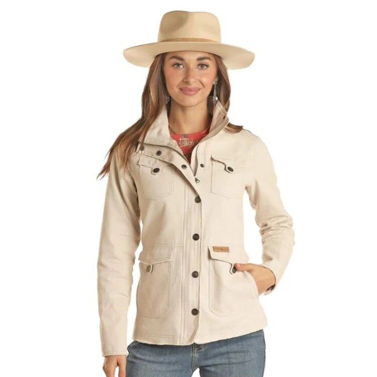 Powder River Outfitters Cotton Canvas Jacket- Tan