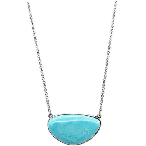Blandice Jewelry Crescent Turquoise Necklace