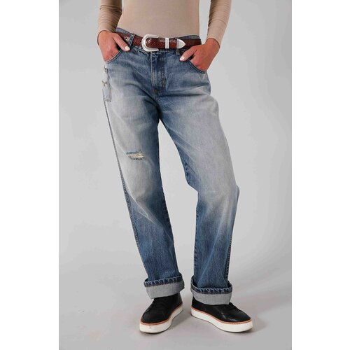 Kimes Ranch Brooks- Relaxed Boyfriend Jean- MidWash