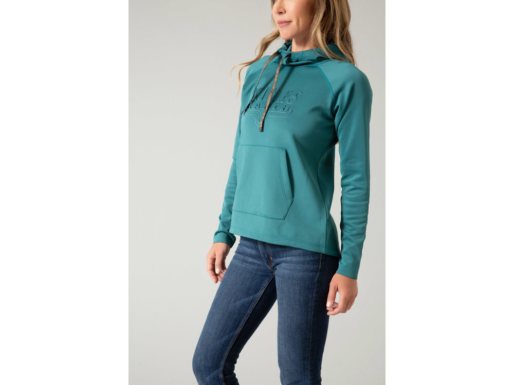 Kimes Ranch Sedona Bossed Hoodie- Teal-