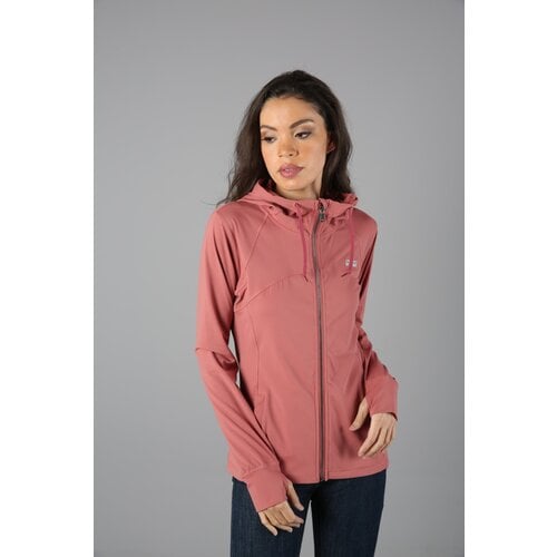 Kimes Ranch Lovell Zip Tech Jacket- Rose