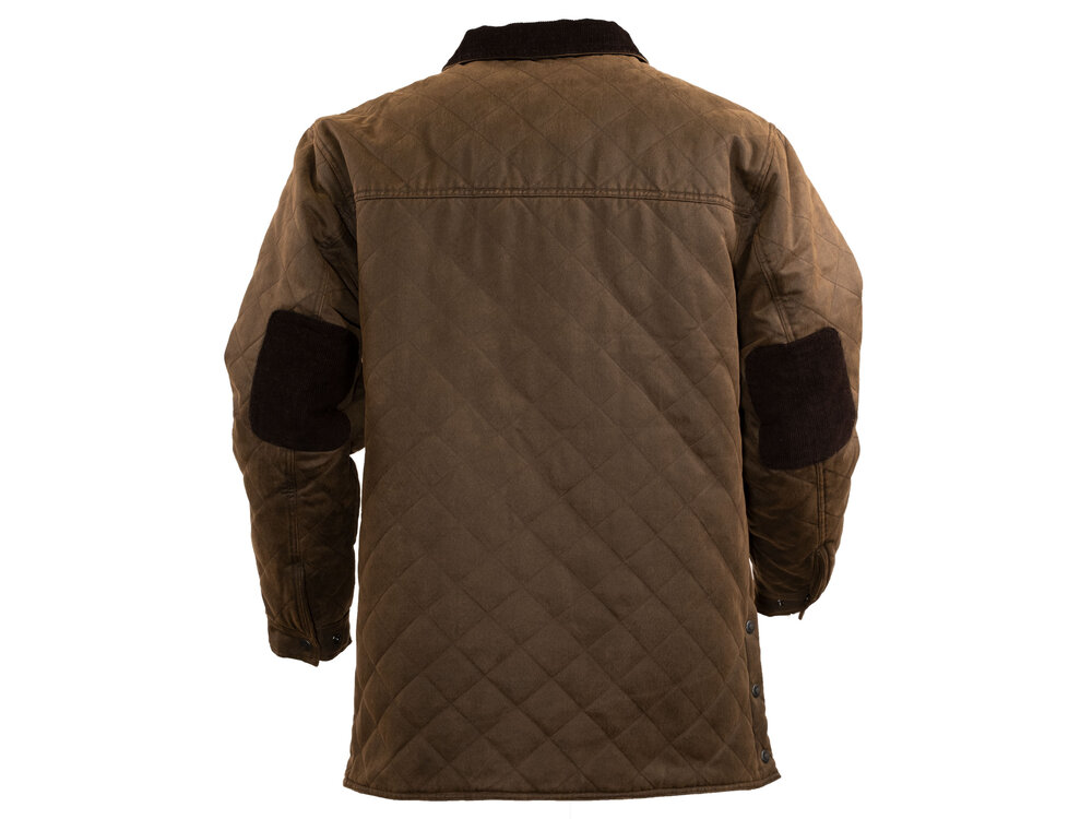Outback Trading Harlow Quilted Barn Jacket- Brown