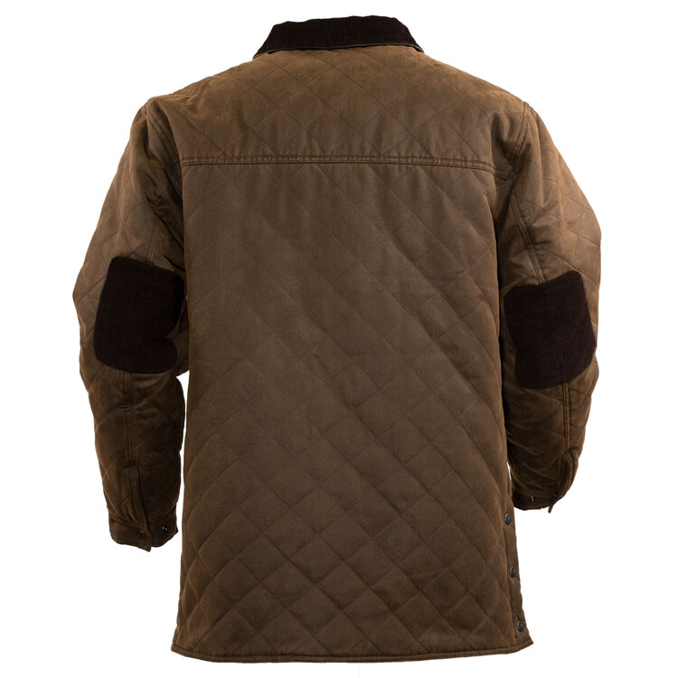 Outback Trading Harlow Quilted Barn Jacket- Brown