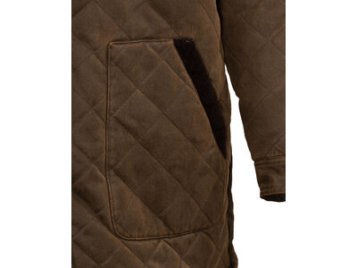 Outback Trading Harlow Quilted Barn Jacket- Brown
