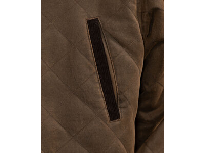 Outback Trading Harlow Quilted Barn Jacket- Brown