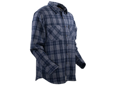 Outback Trading Clyde Flannel- Blue/Grey