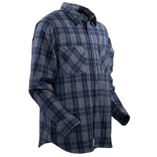 Outback Trading Clyde Flannel- Blue/Grey