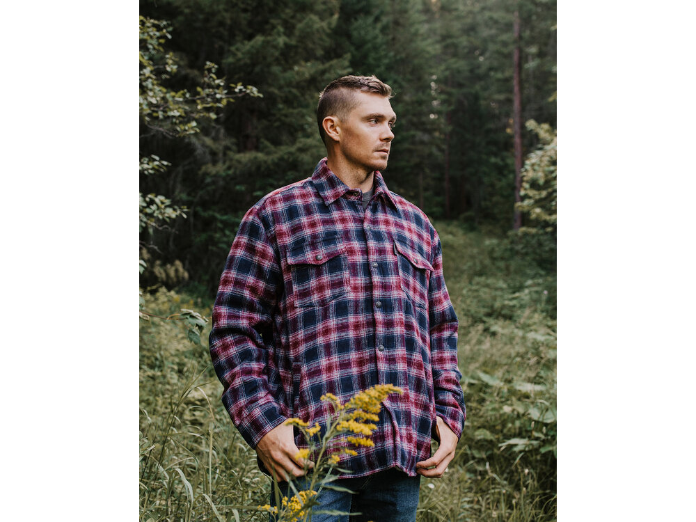 Outback Trading Arden Berber Lined Flannel Jacket