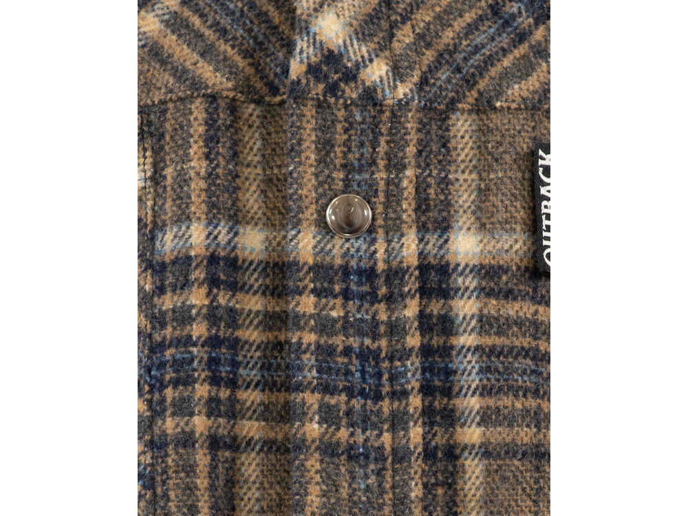 Outback Trading Greyson Flannel Shirt- Olive