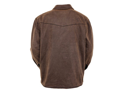 Outback Trading Loxton Shacket-Brown