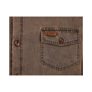 Outback Trading Loxton Shacket-Brown