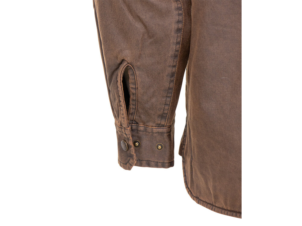 Outback Trading Loxton Shacket-Brown
