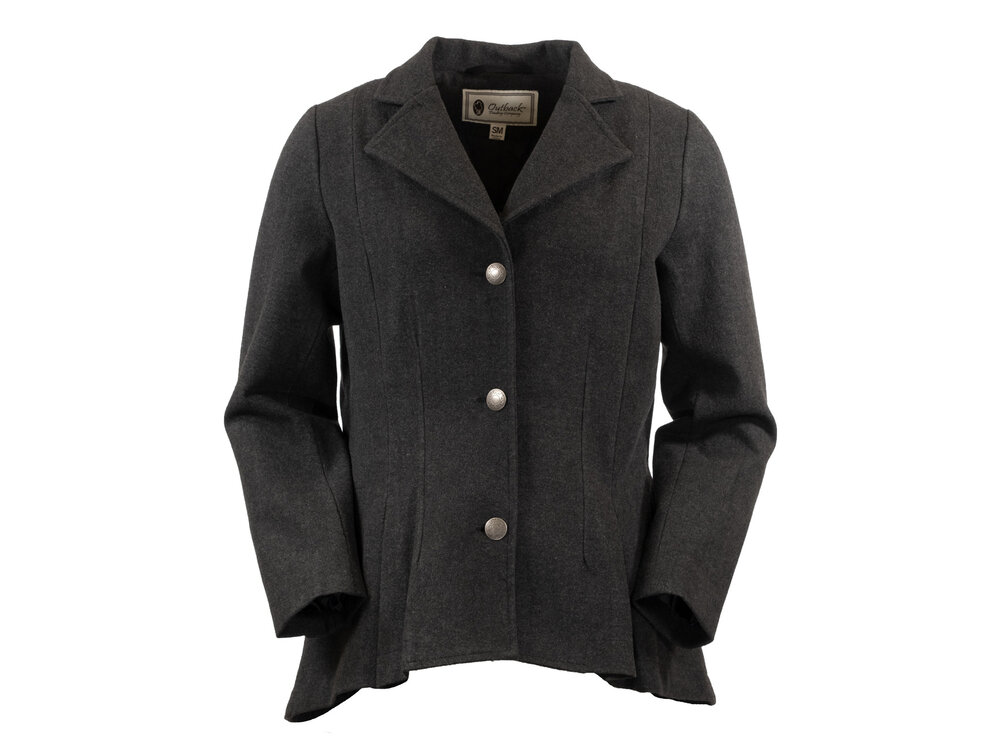 Outback Trading Blaire Wool Peacock- Charcoal