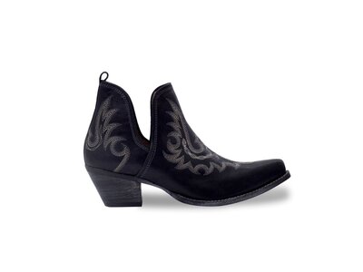 Myra Bags Lasso Lace Booties- Black