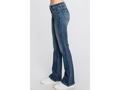 Petra153 MidRise Classic Bootcut- Dark- 32in Inseam-