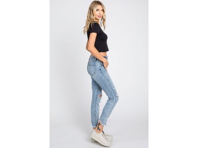 Petra153 Distressed Acid Skinny- 27inseam- Light-