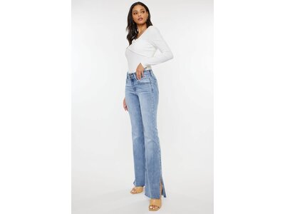 KanCan Midrise Doubleband Waist Flare- KC9365M-